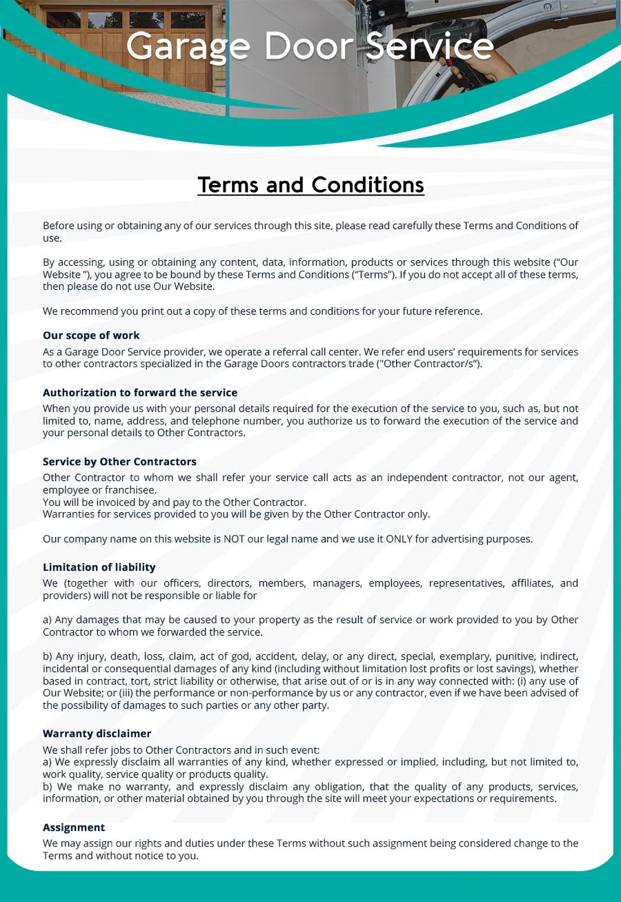 Garage Door Mobile Service Repair Bryn Mawr, PA 610-756-5100